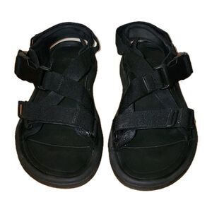 Teva Men’s Hurricane XLT2 Black Sandals Size 10 Vegan Arch Support Hiking